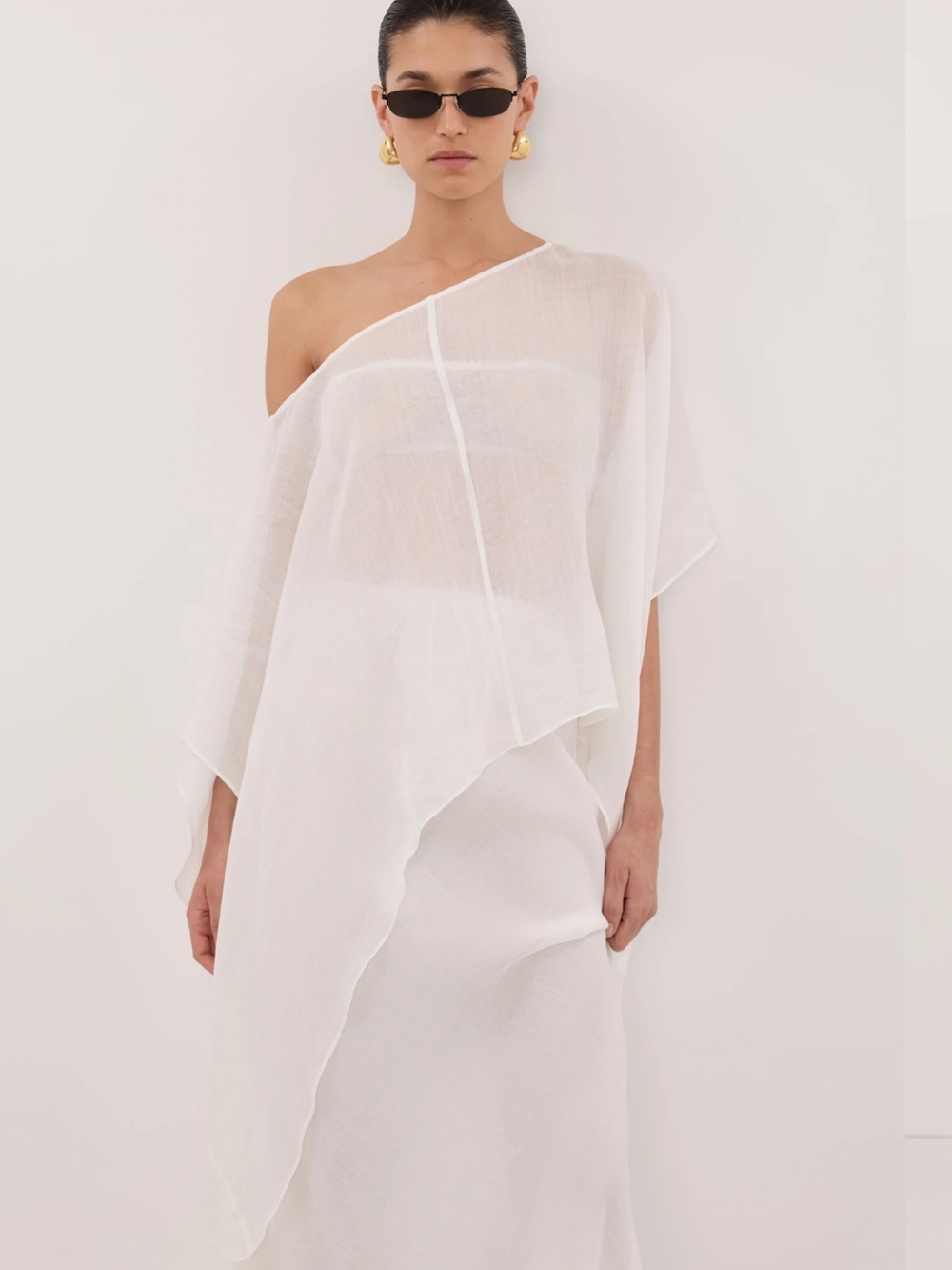 DISSH Brianne batwing top white